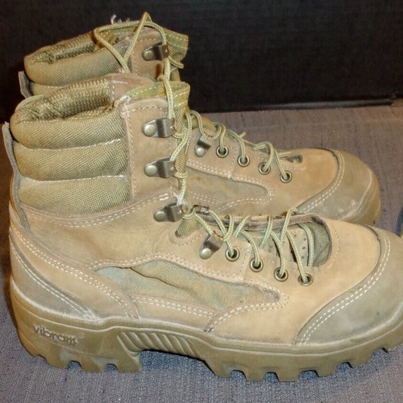 BELLEVILL HKR/990 MOUNTAIN COMBAT HIKER BOOTS MCB MILITARY TAN sz5.5 WIDE EC 242 main image 7